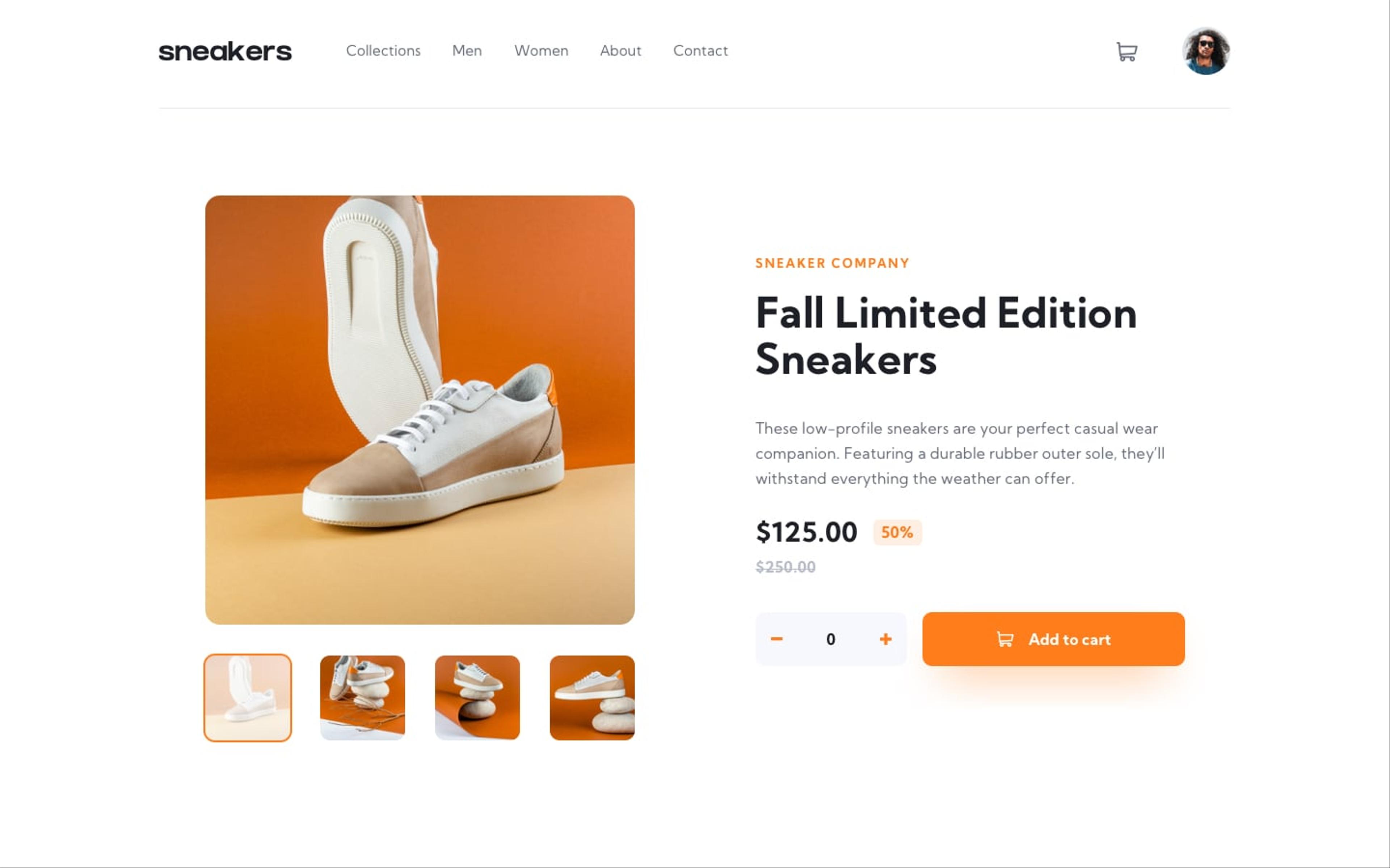 E-commerce product page